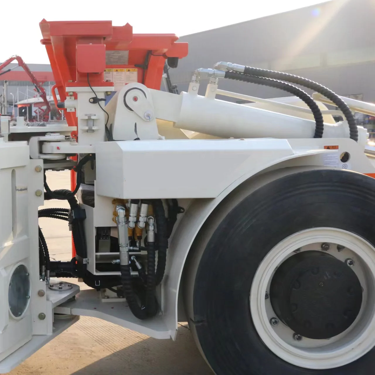 4.5 Cubic Meter Articulated Mining Scoop Loader Diesel Underground Wheel Loader For Coal