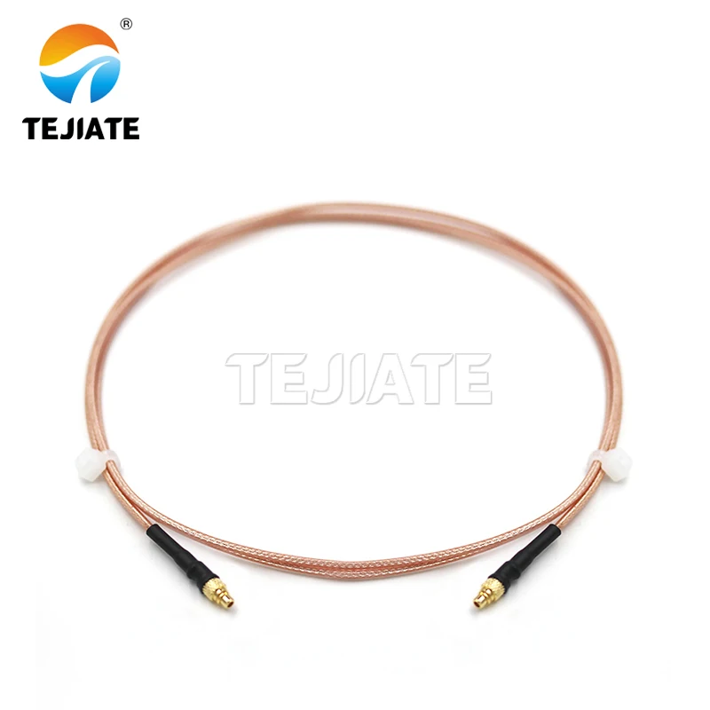MMCX to MMCX connector RG178 Cable Manufacture Right Angle MMCX female to Female Reverse Connector RG178 signal cable assembly