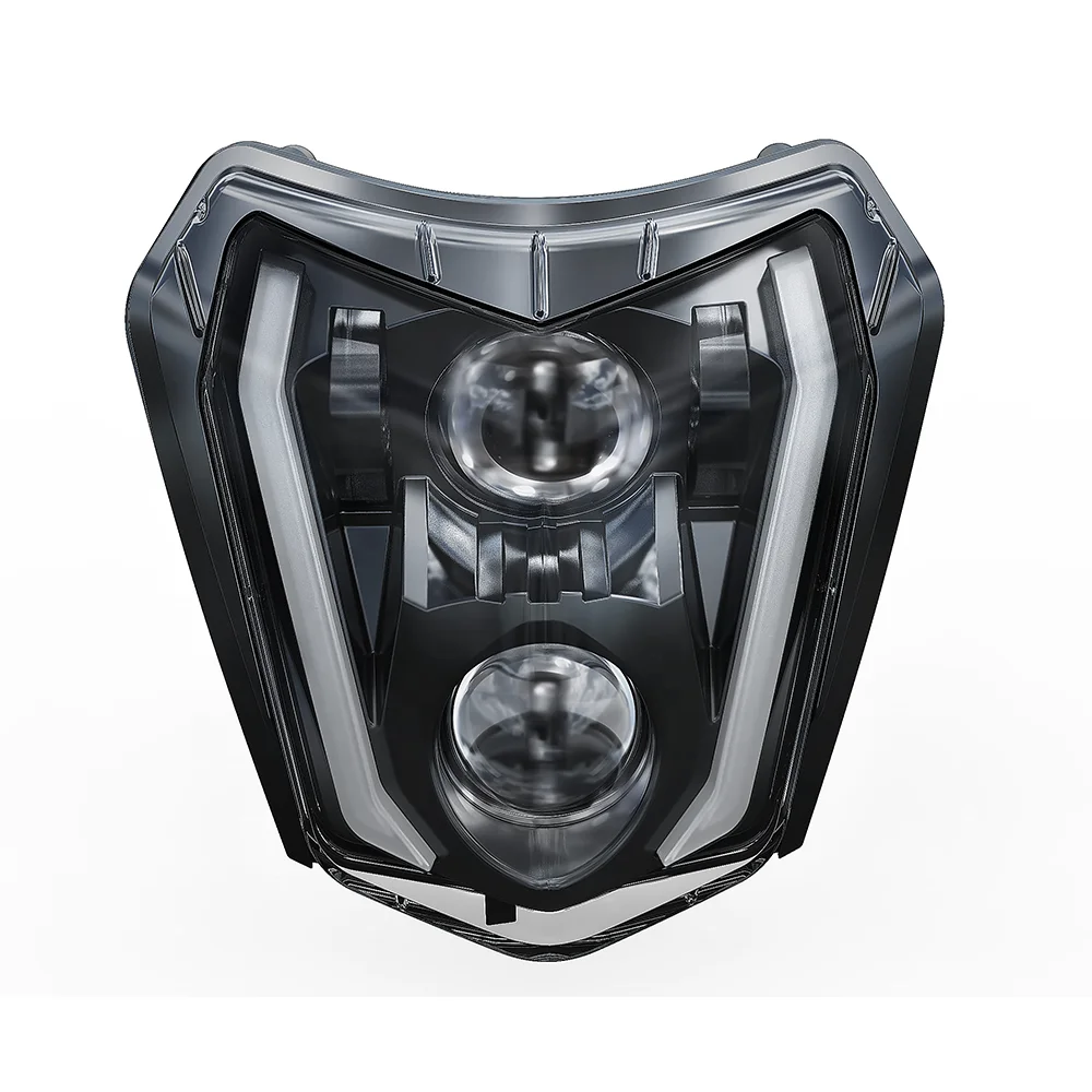 For dnduro and dirt bike motocross supermoto led headlights with DOT & E mark led lighting system for 2014-2019 SX SXF 125