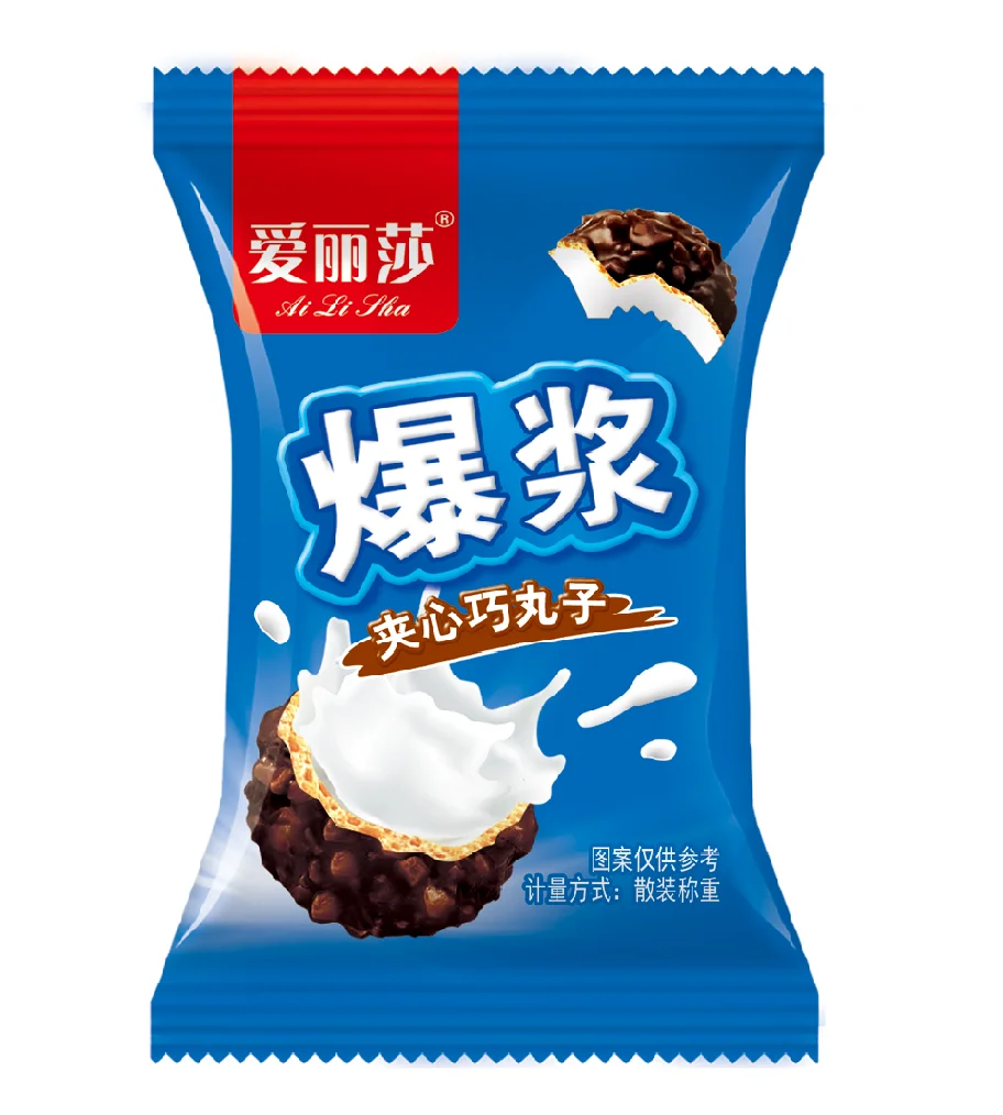 
bulk pack bursting chocolate syrup fill with chocolate cream 