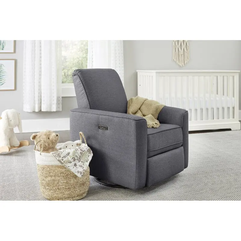 New Arrival Customization Single Seat Linen Rocker Swivel Power Gliding Recliner