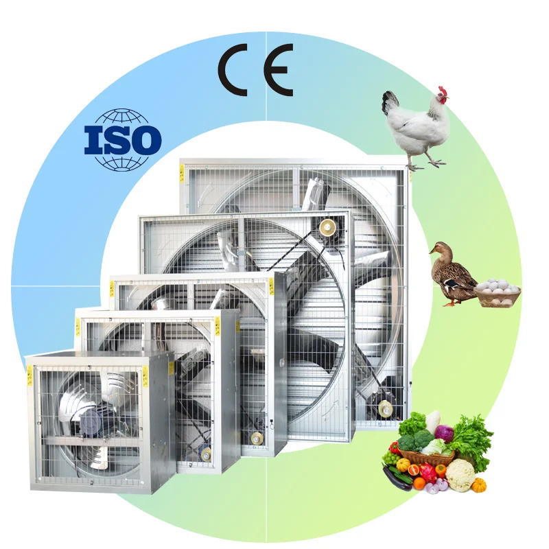 50inch 1380mm wall mounted industrial Agricultural Poultry axial flow exhaust hammer fan greenhouse ventilation fans for Poultry