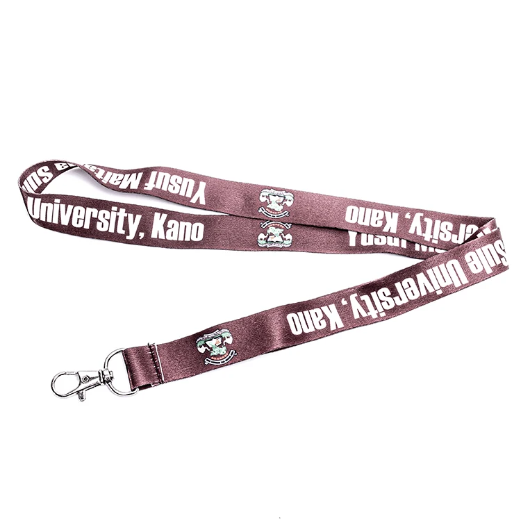 Lanyard manufacturer custom screen printing lanyard sublimation rainbow colors printing neck lanyard with logo