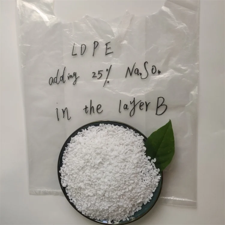 На2so4 наполнитель, маточная пластиковая пленка, прозрачная маточная пленка для двойного плеча, пластиковая сумка
