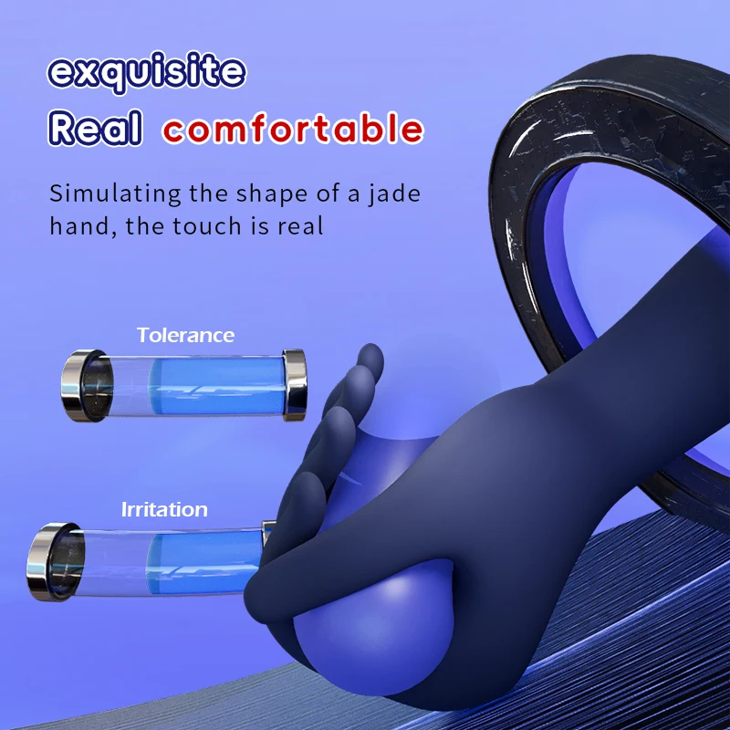 Men Sex Toys Penis Vibrator 10 Strong Vibration Mode Male Vibrator  Glans Stimulate Massager Male Stroker Sex Toys For Men
