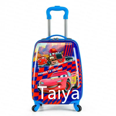 Custom Cartoon anime super man Suitcase Children Rolling Luggage Bag kids boy Trolley Cases