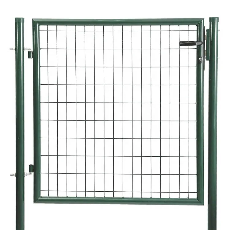 1.2*1.2m Metal garden gate/Swing gate Including Lock Key Gate fence Post Single Garden & Patio door/Security Gate fencing