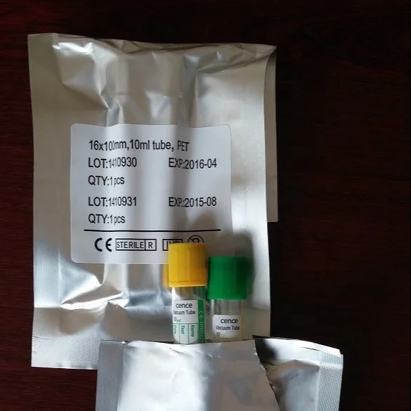 Вакуумная трубка для сбора плазмы крови (1x1)