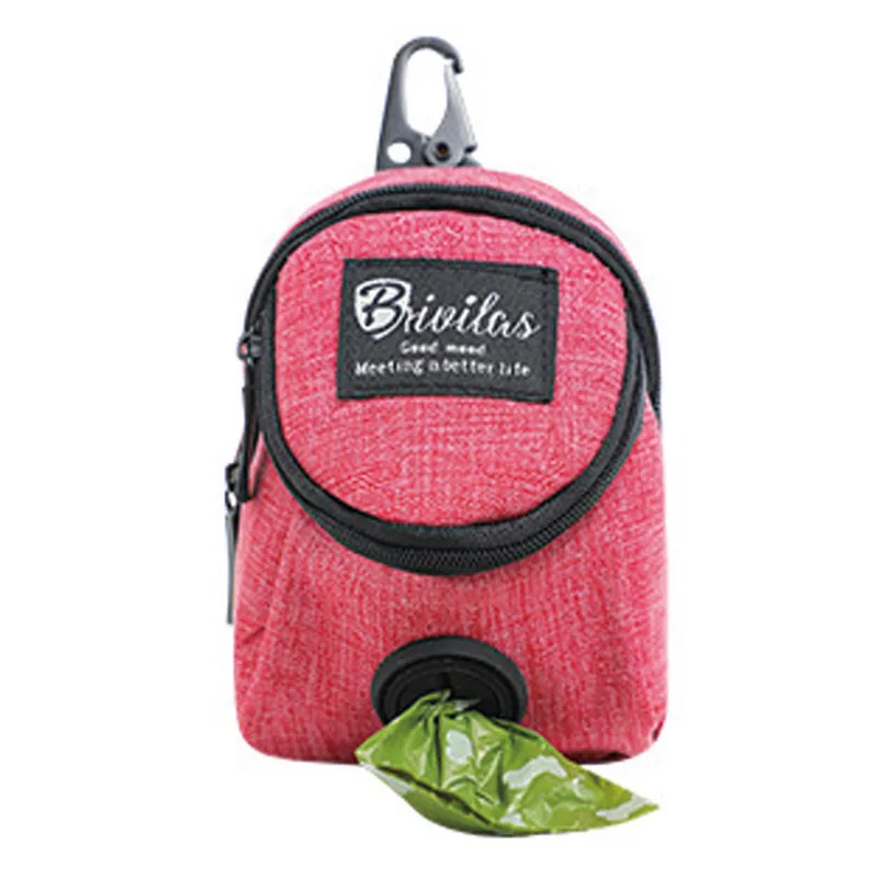 Logo Adjustable Dog Harness With Poop Bag