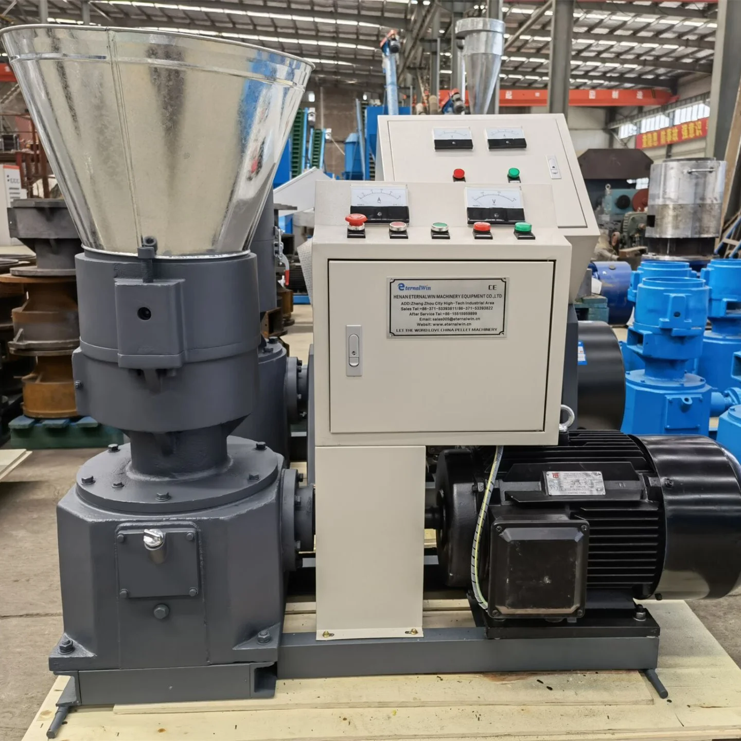 High efficiency wood pellet mill pelleting machine line wood pellet production