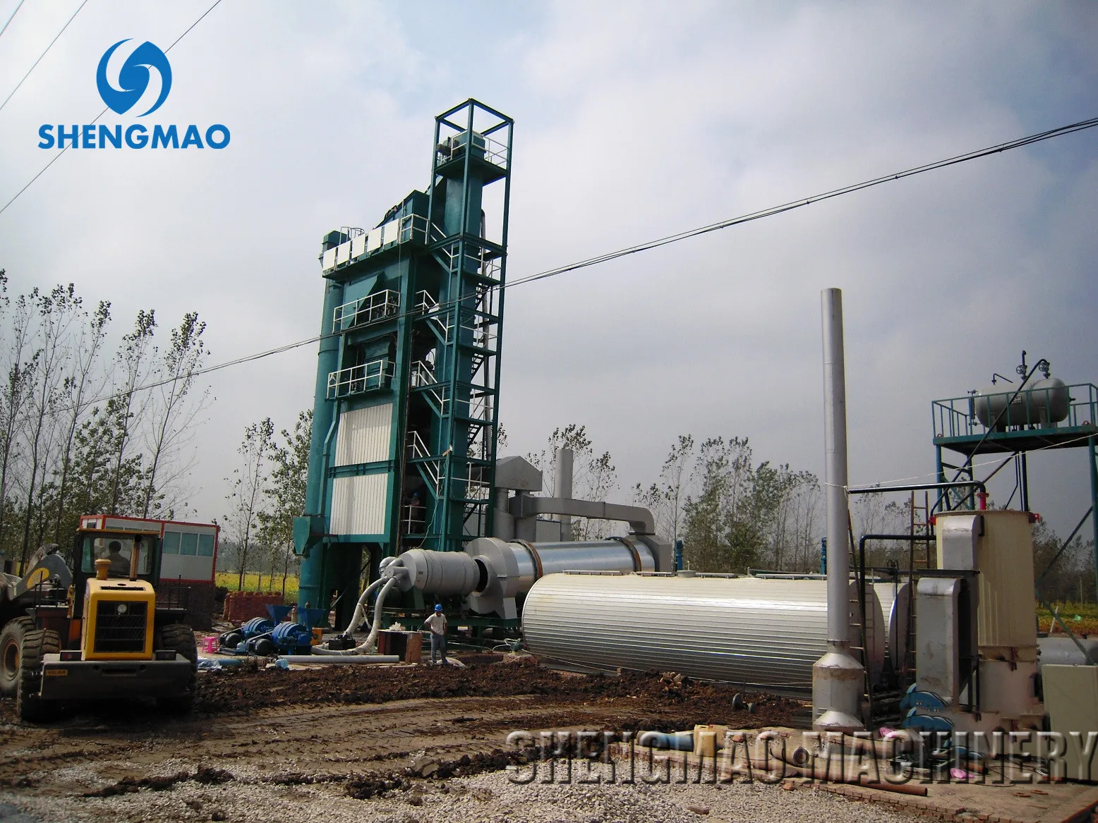 60T 80T 100T 120T 160T 200T 240T 320T 400T hot mix sim asphalt plant with China factory price