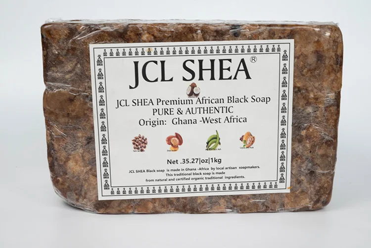 Factory Price African Ghana Black Soap Wholesale 1kg Organic Raw African Black Soap