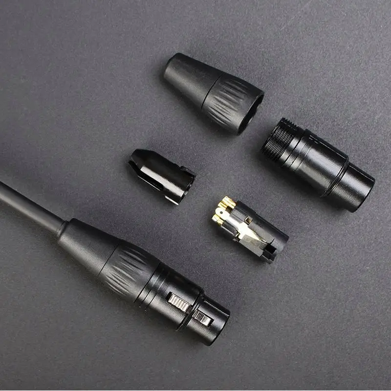 DDP RTS 5M RoHS OFC XLR to TRS low noise microphone cable for