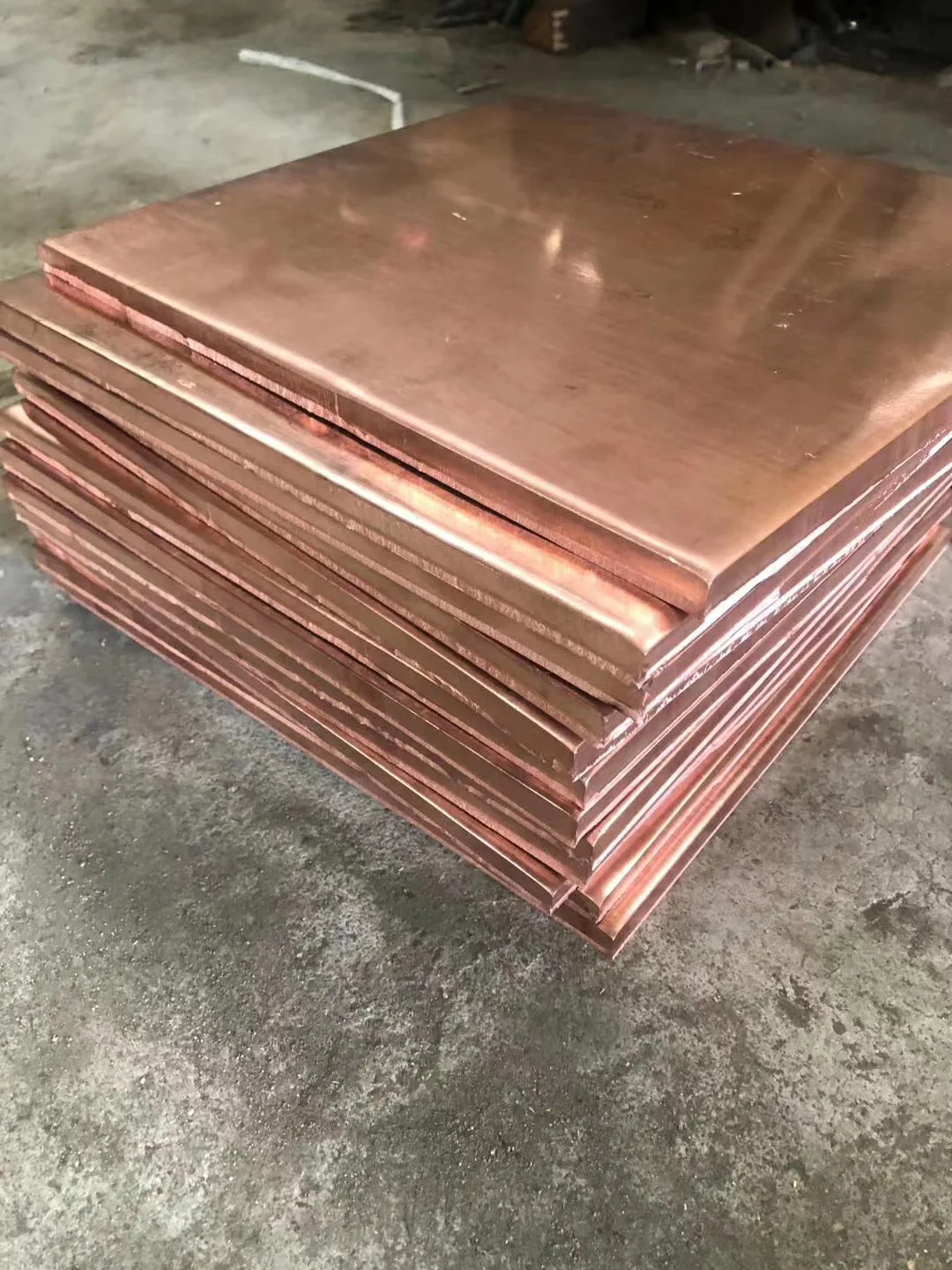 In stock High Purity 99.99% Electrolytic Copper Cathodes C10100 3mm Cooper Plate Sheet