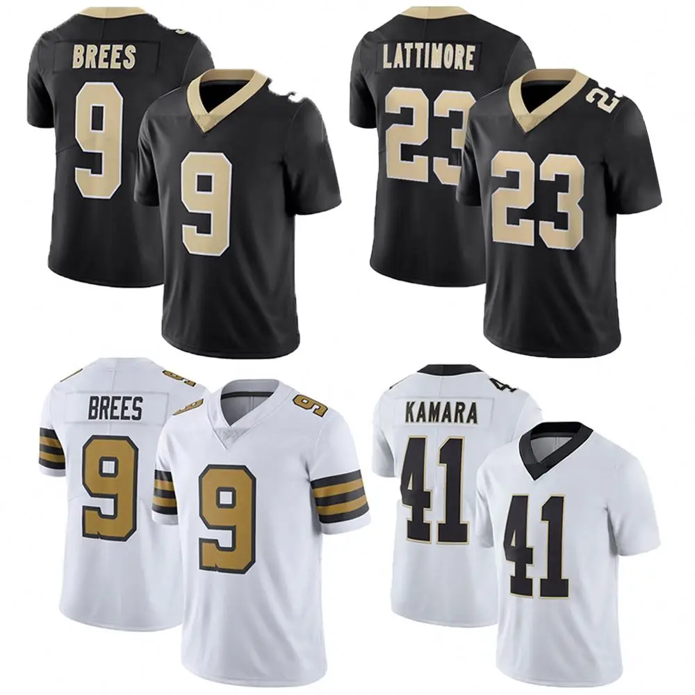 Drew Brees Alvin Kamara Custom Wholesale Cheap Top Quality american football jerseys Customized Limited jersey