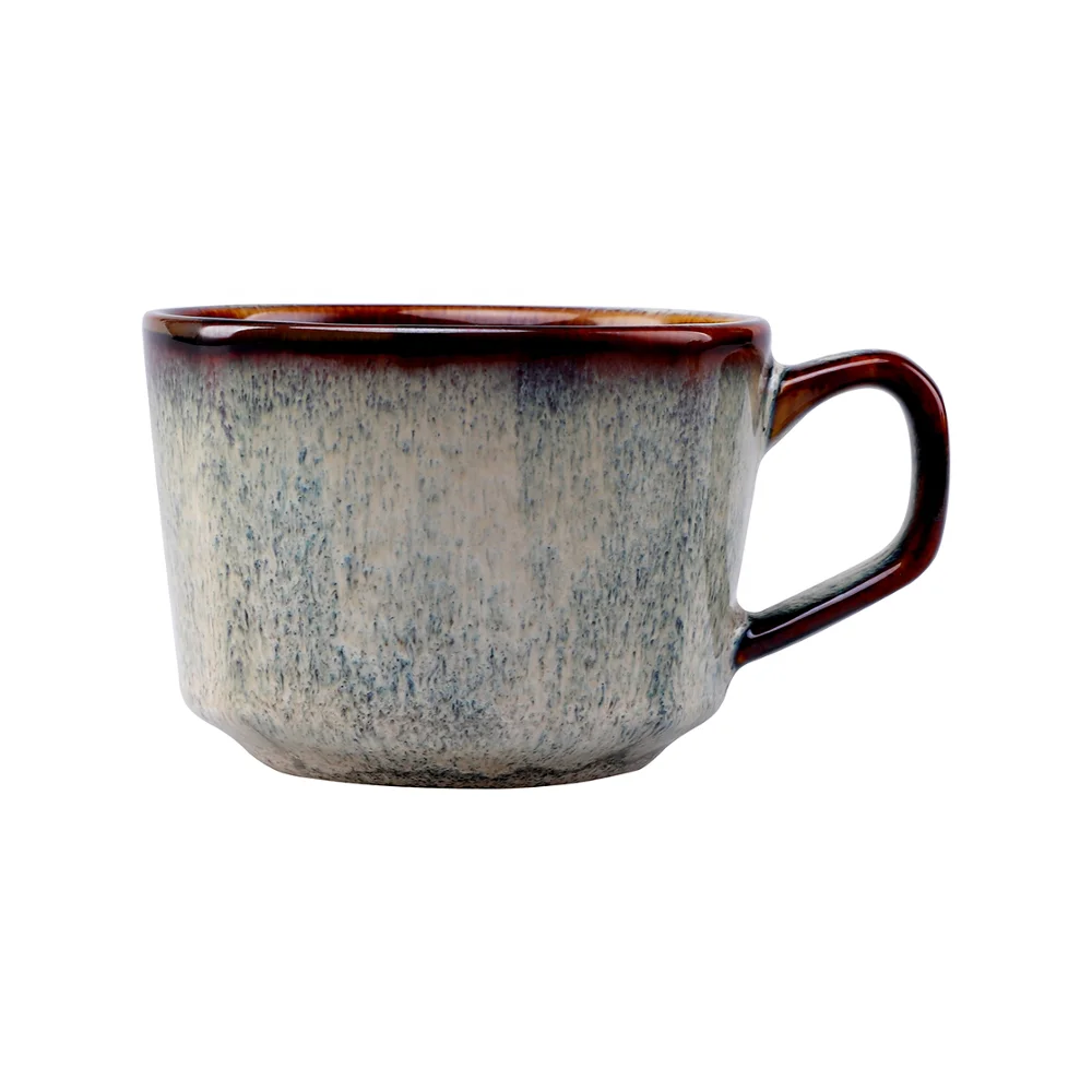 Coffee house use Fambe gradient color coffee  tea cups