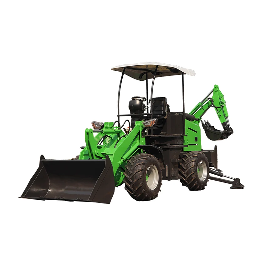 Mini Backhoe Tractor With Front End Loader Diesel Loader Bearing Backhoe Loader For Sale