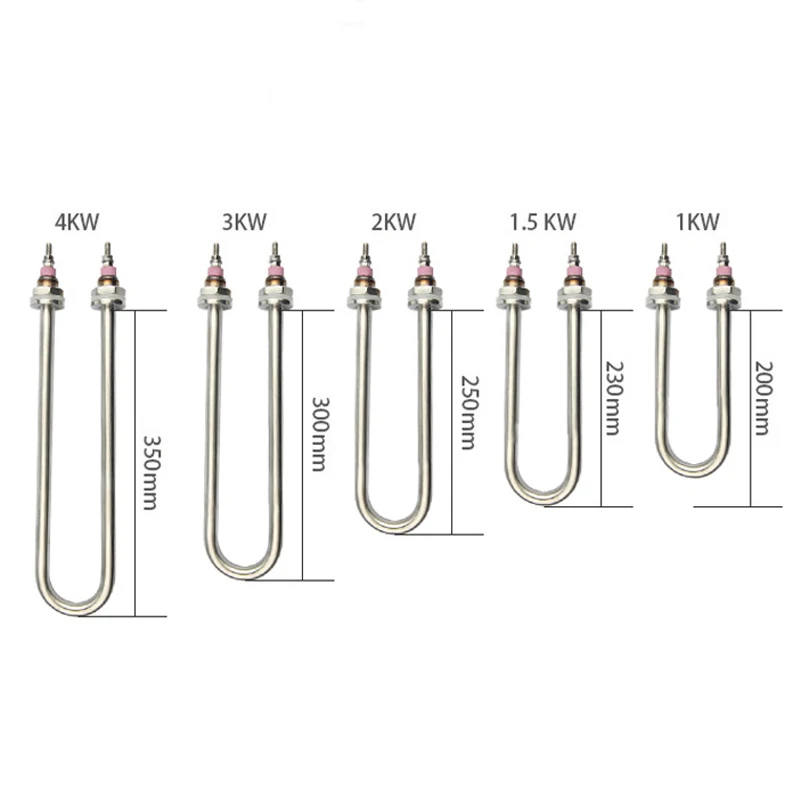 Трубчатый u-образный электрический нагревательный элемент из нержавеющей стали для рисоварки 220 В 500 Вт 600 900