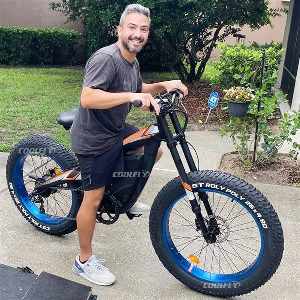 Custom made mountainbike full suspension F/R hydraulic electro frey moped lankeleisi electric bike