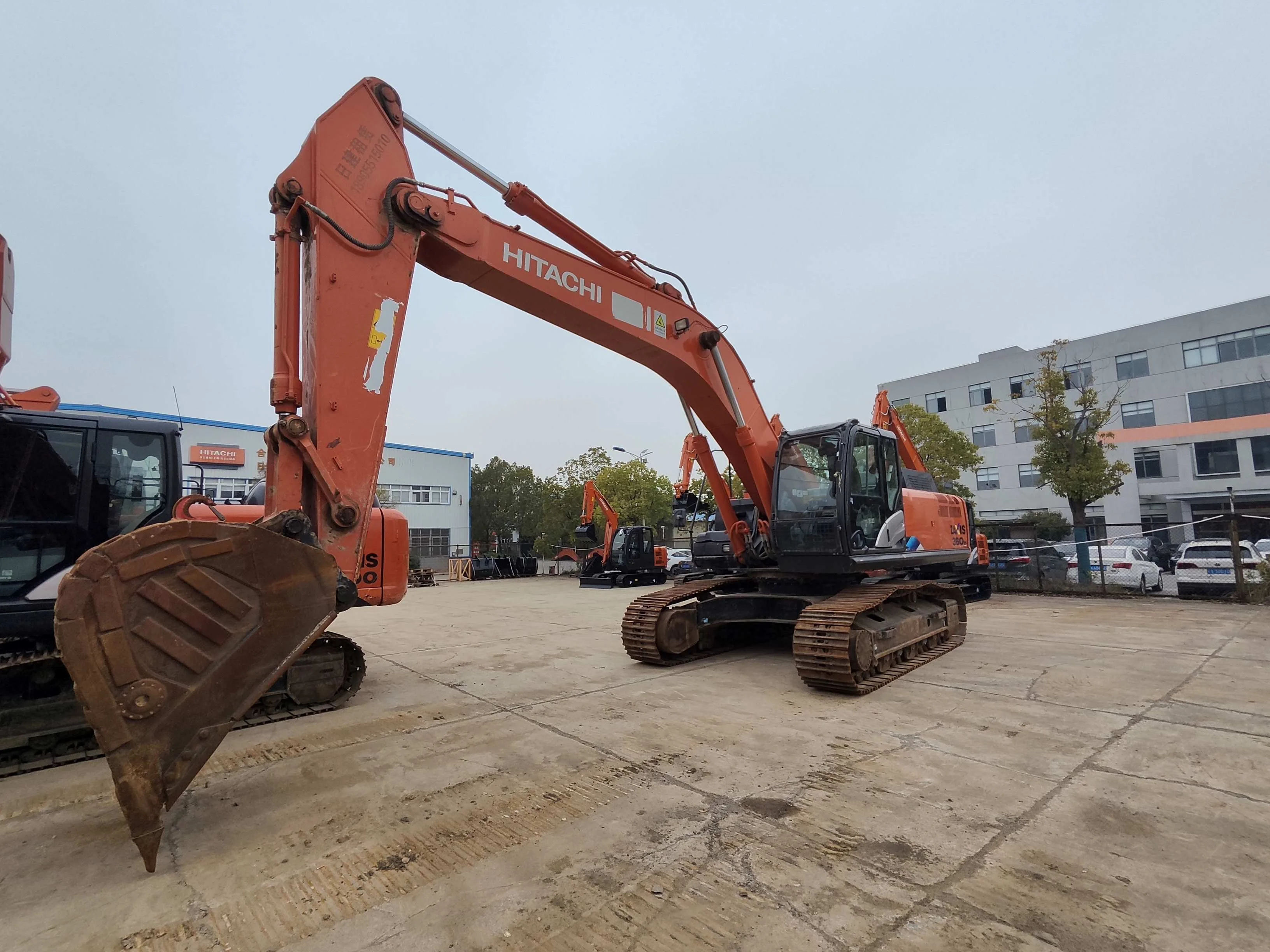 Hitachi ZX360H-5A б/у экскаватор многофункциональный двигатель Isuzu гусеничный сталь обеспечивает оригинальный 1 комплект оранжевый
