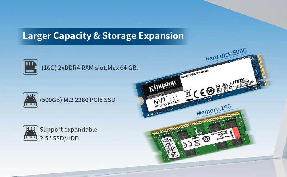 Новый мини-ПК 10-го поколения NUC Core i7 10810U процессор микро-компьютер Win10 4k 16 Гб 500 ddr4 ОЗУ для детей офиса