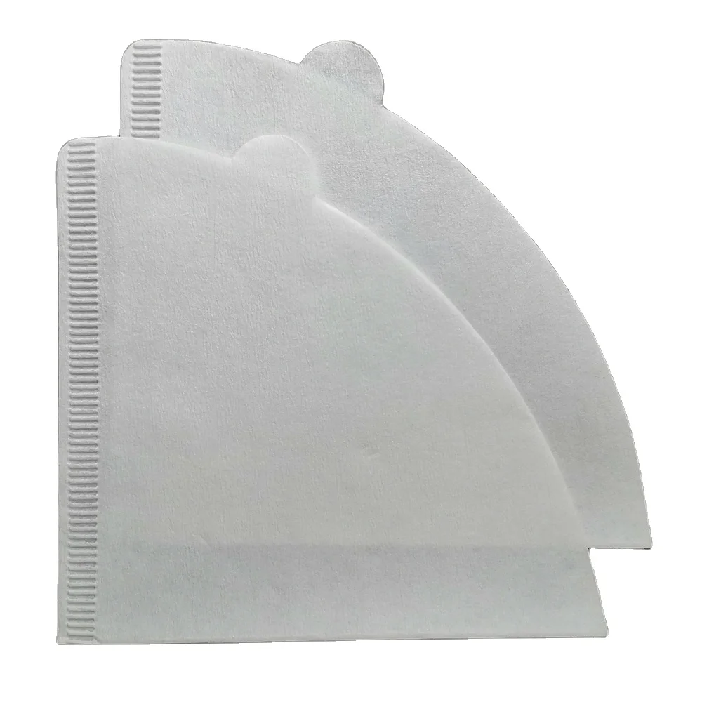 Портативная фильтровальная бумага V60 пищевого класса 01 02 в, фильтры для кофе, конусная бумага, белая отбеленная