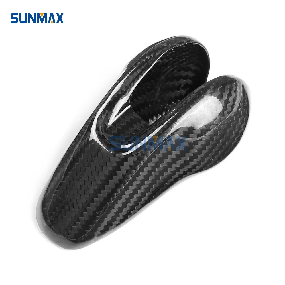Внутренняя ручка переключения передач Sunmax из натурального углеродного волокна отделка автомобильные аксессуары для Porsche Panamera Macan 911 718 боксер Cayman