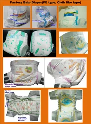 Китай, класс B, оптовая продажа, дешевый хлопковый тип, дышащие Волшебные Ленты, детские подгузники 50x4 в упаковке