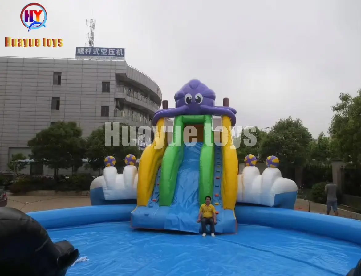HUAYUE Popular Aqua Park Game Outdoor High Quality Factory Price Commercial Mobile Customized Inflatable Park Summer Water Games