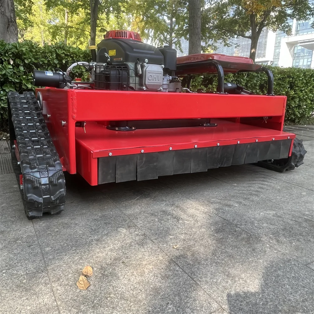 Factory price smart 7.5HP rc lawn mower crawler 2000w remote lawn mower With CE certificate