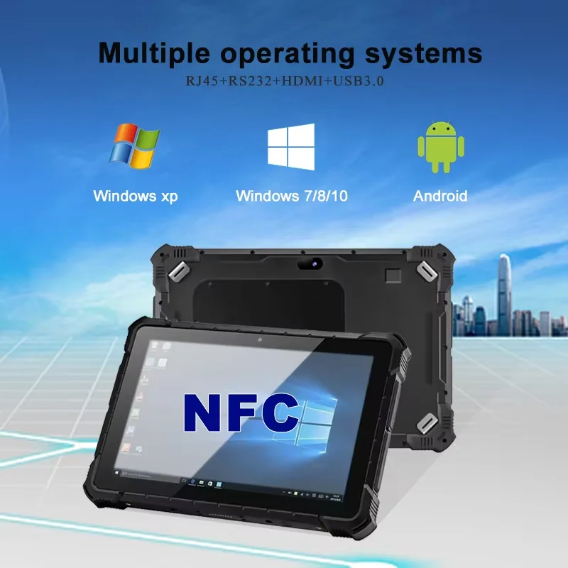 Rugged 10.1inch Tablet IP67 Pipo X4 Intel Pentium J4205 Quad-core 128G Storage 1920*1200 Resolution Rugged 10.1inch Tablet
