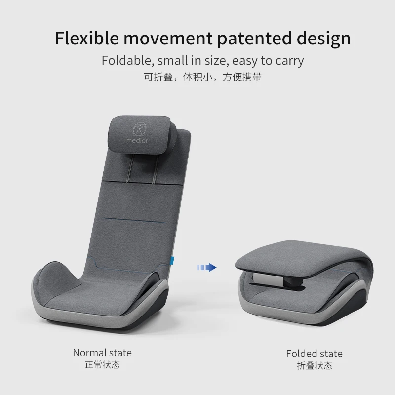 Exclusive patent design Massage Products Shiatsu Massage Cushion size Small body that can be folded  Full body massage cushion