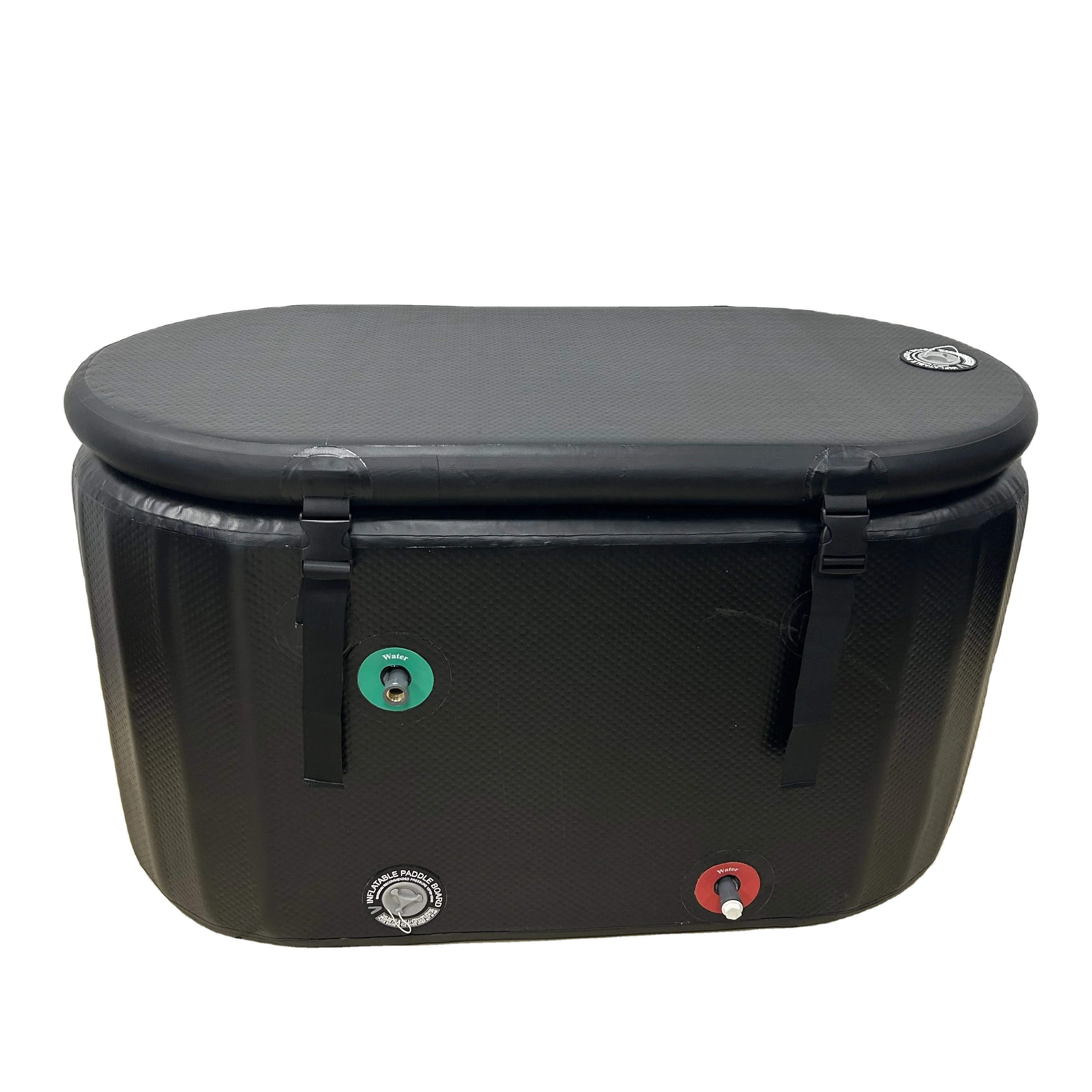 Home Therapy Drop Stitch PVC Inflatable Cold Plunge Tub Portable Ice Bath Recovery with Double-Wall Insulated Material