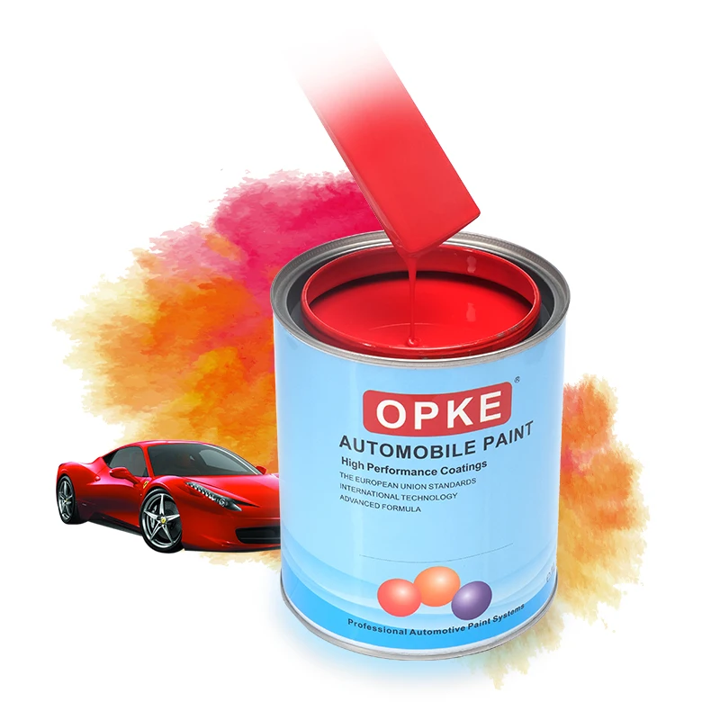 Краска для автомобиля OPKE 2K, синяя, 1 л * 12, высокая практичность, поставка с завода, оптовая цена