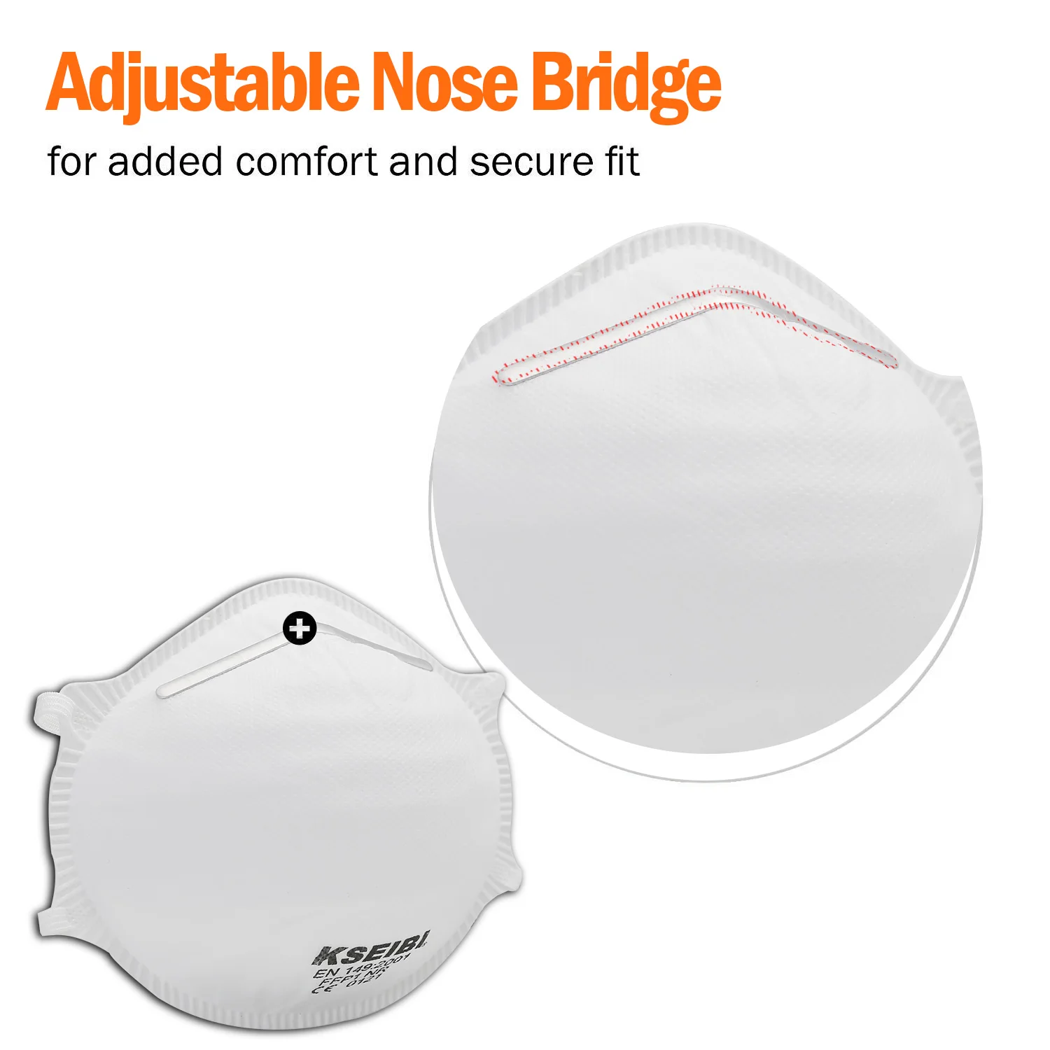 KSEIBI  Particulate Respirators Anti-Dust Mask Chemical Safety Set 3-PC