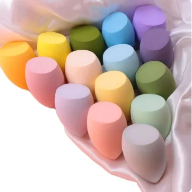 Latex Free Makeup Puff Super Soft High Quality Facial Multi-Color Powder Foundation Puff Private Label Makeup Mixer Sponge