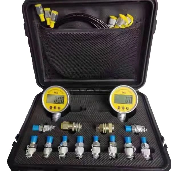 High quality digital hydraulic pressure gauge excavator hydraulic pressure gauge hydraulic test kit