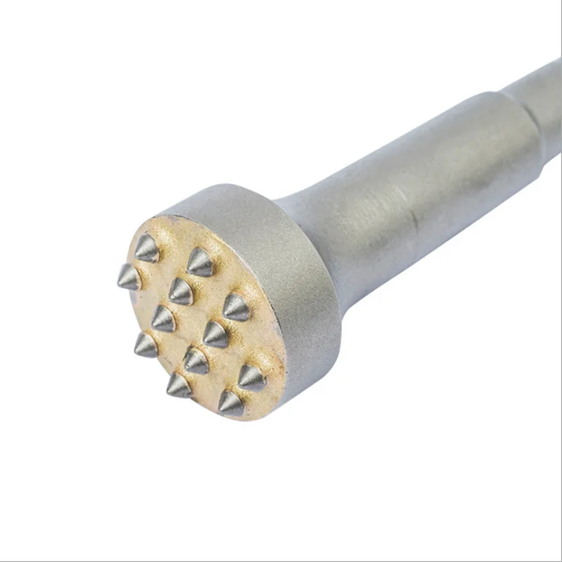 12/16Pin Sds Max Overall Bush Hammer Chisel Bit Tool Carbide Tip For Concrete Surface Removing