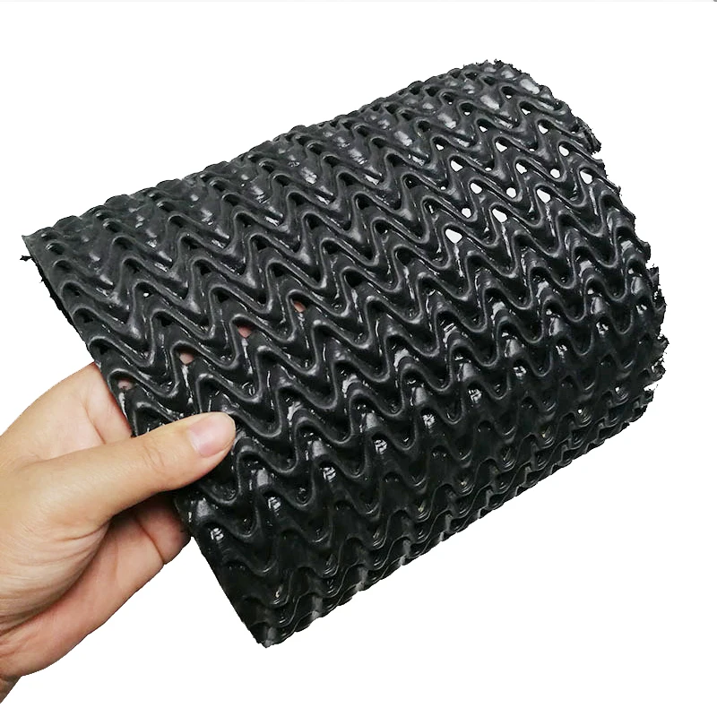 Compressive Plastic Curved Drain Pipe Tunnel Airport Runway Landscaping Fast Drainage Rigid Permeable Pipe In Stock