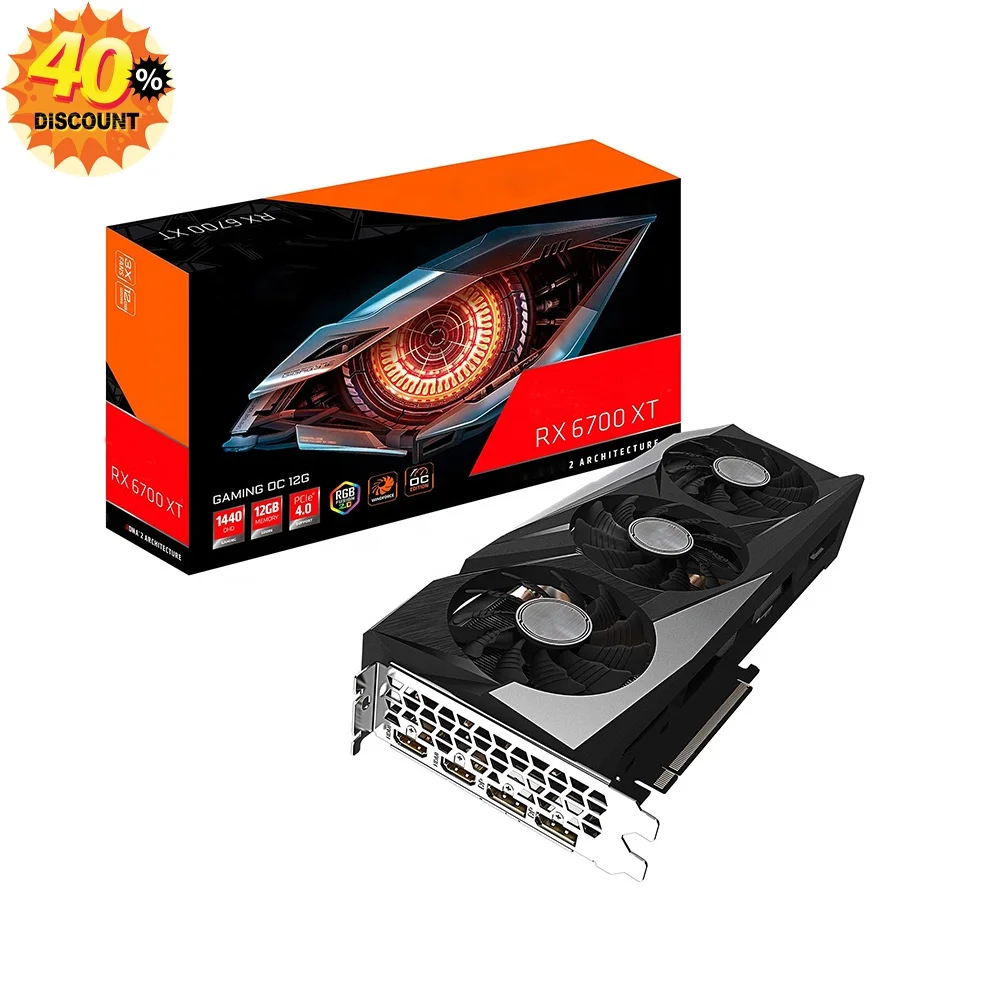 Hot Selling RX 6700xt 12gb Powercolor RX 6700xt Cheap Price RX 6700xt 6800 xt Gaming Graphics Cards