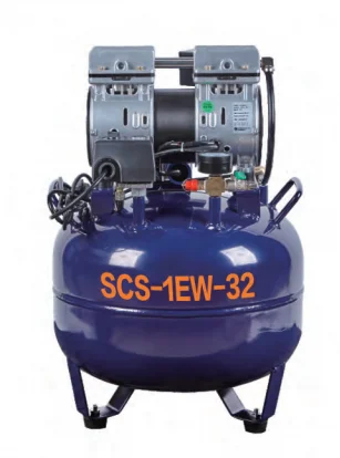 Dental air compressor dryer 32L oil free silent dental air compressor filter