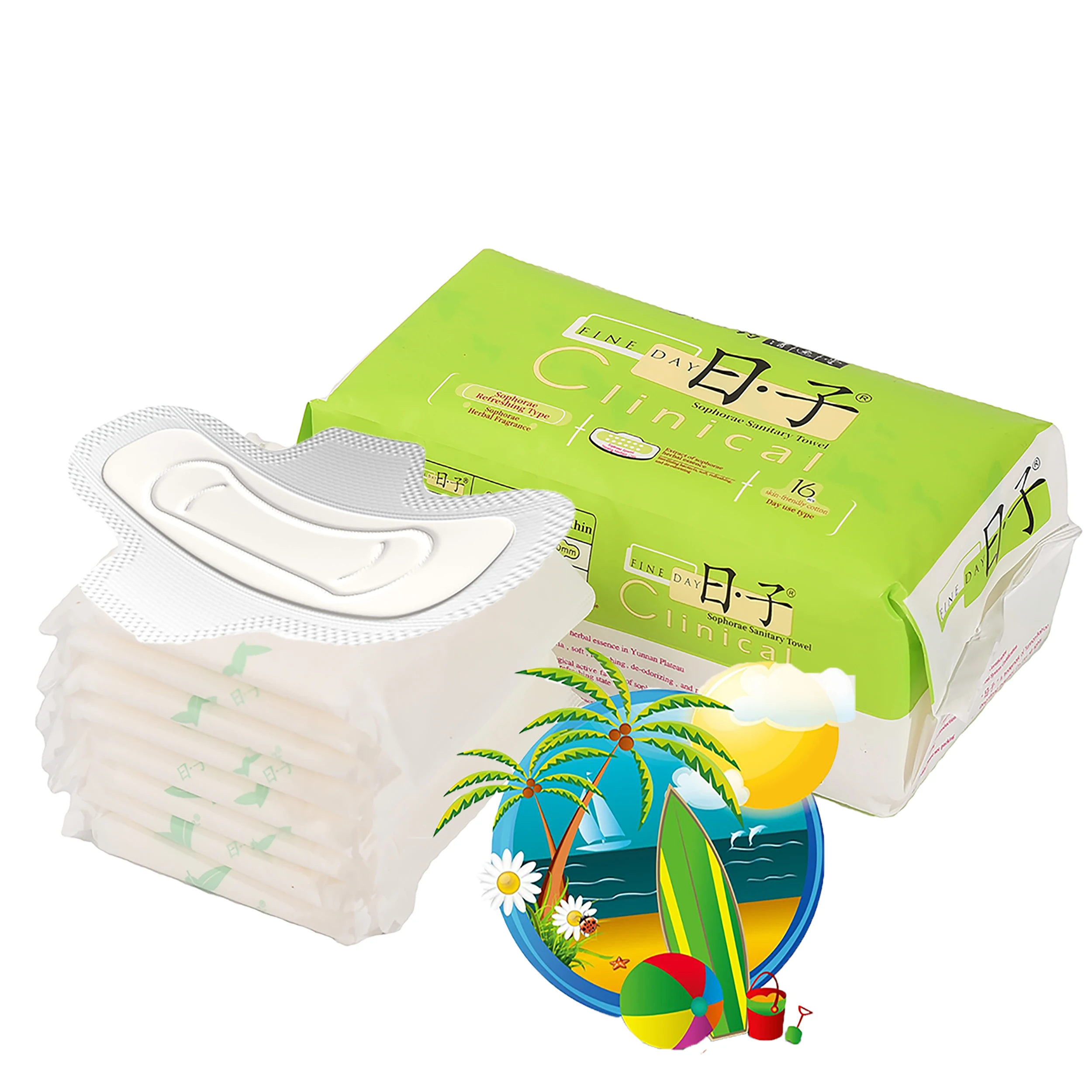 
Wholesale cool feeling Sanitary Pads Sanitary Napkin Manufacturer in china for Southeast Asia 