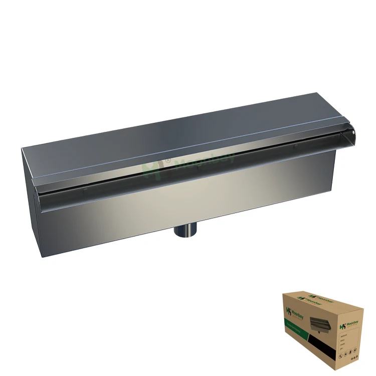 Fountain Stainless Steel Water Blade Cascade Spillway Garden Waterfall