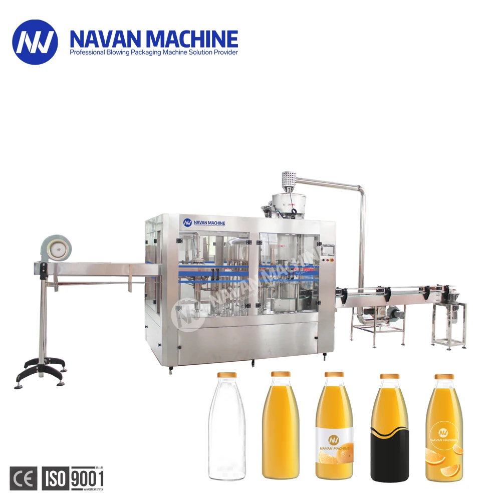 Small PET Bottle Apple Orange Banana Mandarin Fruit Blended Juice Filling Bottling Machine Production Line