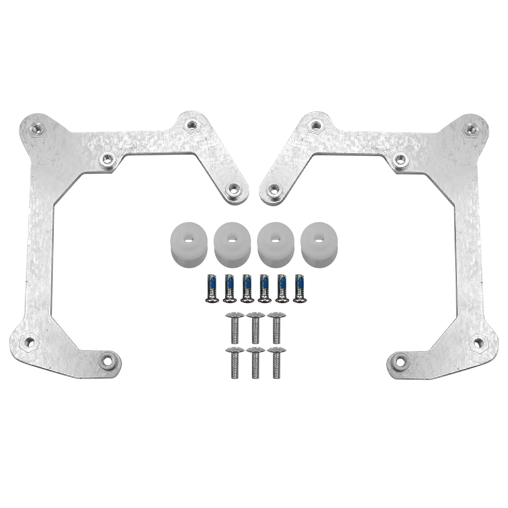 TAOCHIS Car Headlights Retrofit Support frame adapter Transition Bracket for Audi Q7 Xenon 2016