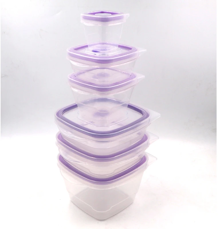 Real eco friendly kitchen bento reusable food storage container portable plastic lunch microwave food storage box