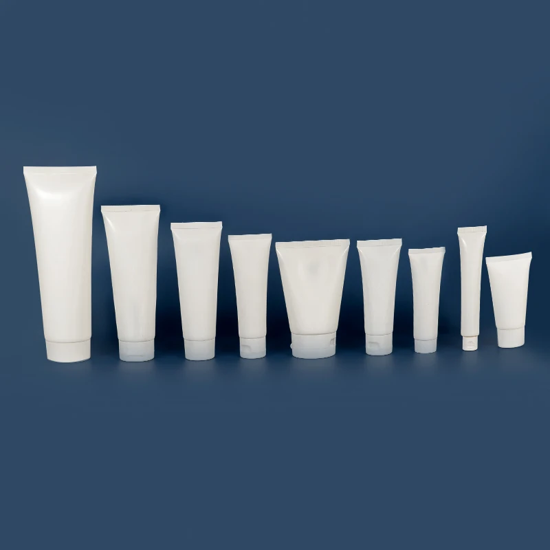 Empty Tube 5ml 10ml 15ml 20ml 100ml Skin Care Lotion Massage White Plastic Tube PE squeeze Tube Manufacturer Cosmetic Packaging