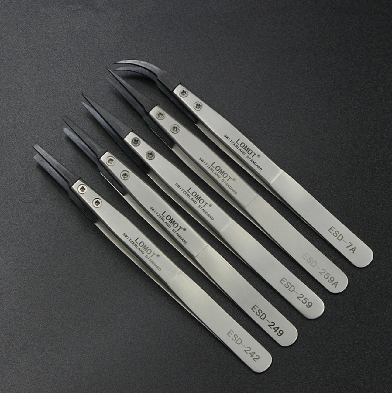 ESD-242 Exchange Tip Tweezer Electro Static Discharge Vetus Stainless Tweezers