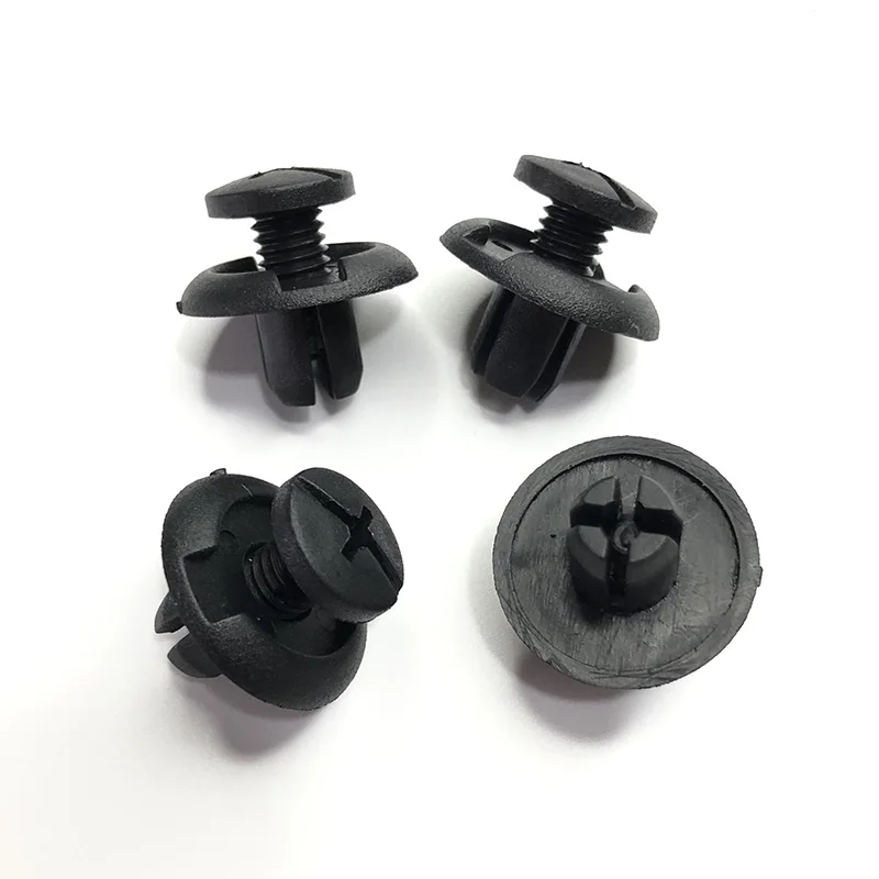40pcs Auto Door Trim Panel Clips Fasteners 7.5mm Hole Car Fender Bumper Rivet Retainer for Honda 91512-SM4-003 Acura