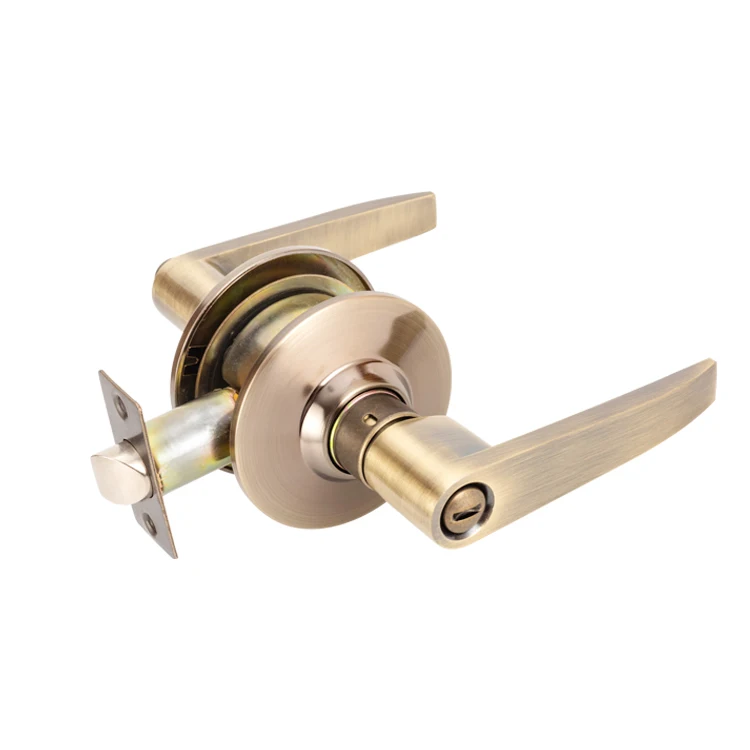 Furniture zinc alloy OEM lever lock gate locks safety lever handle lock 850A-SS-ET